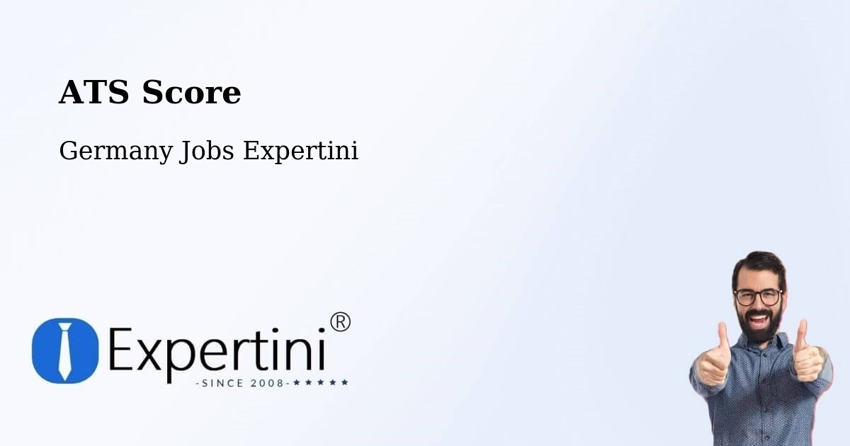 Resume ATS Score & Job Description Match Tool – Edesheim - Germany Jobs Expertini