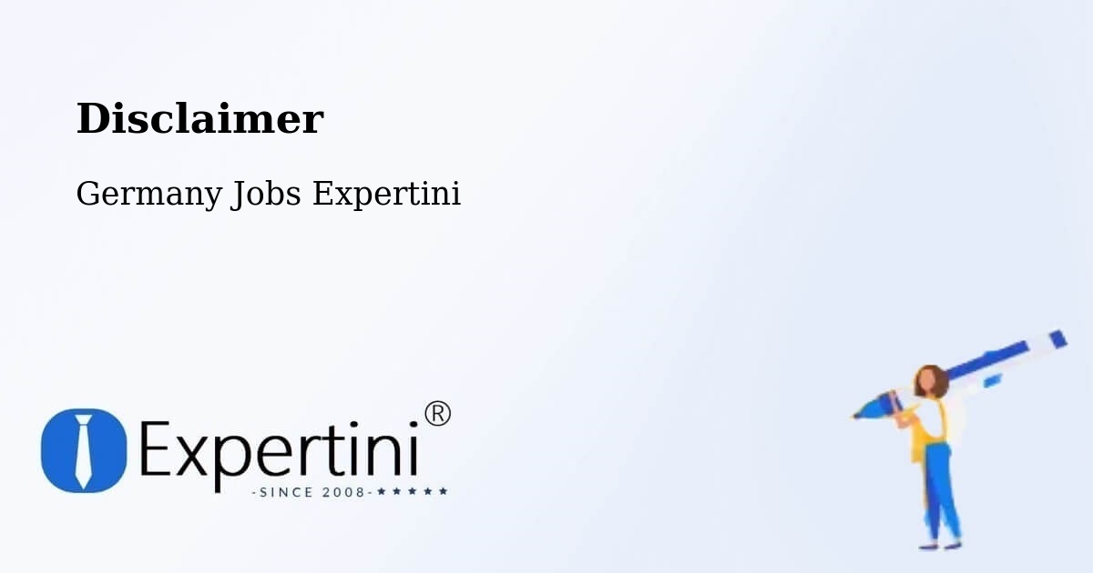 Disclaimer – Edesheim - Germany Jobs Expertini