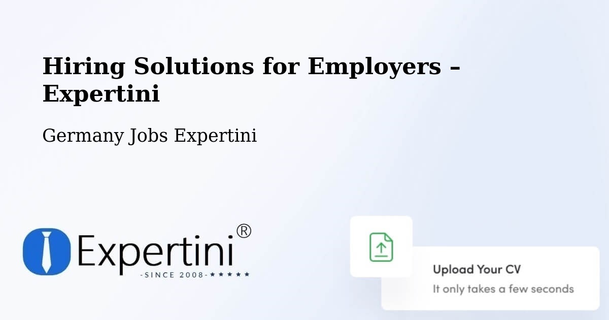 Hiring Solutions for Employers in Edesheim - Edesheim, Germany Jobs Expertini