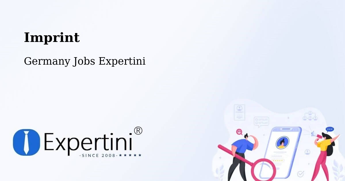 Imprint – Edesheim - Germany Jobs Expertini