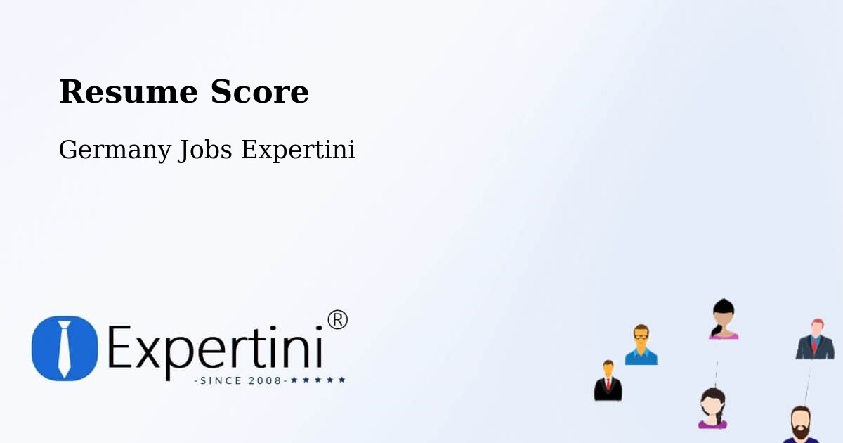 Resume Score & Job Description Match Tool – Edesheim - Germany Jobs Expertini