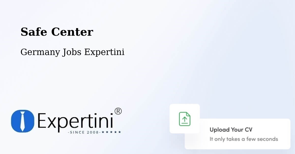 Safety Center – Edesheim - Germany Jobs Expertini